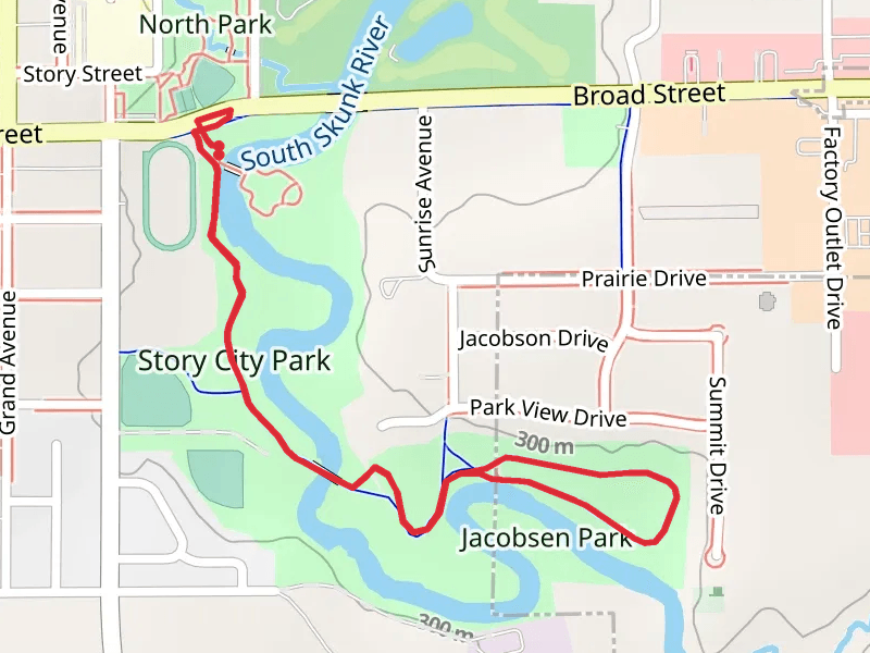 Story City Park, Jacobsen Park and South Skunk River Walk