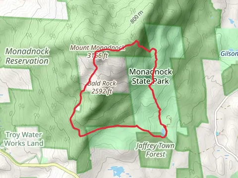 Mount Monadnock - Monte Rosa Loop Trail