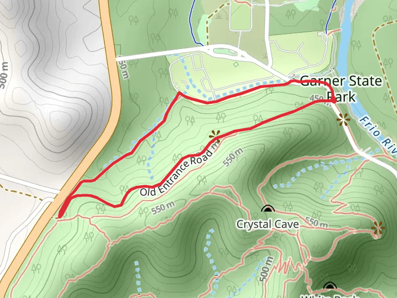 Old Entrance Road, Wild Horse Creek Trail and Madrone Loop Walkway