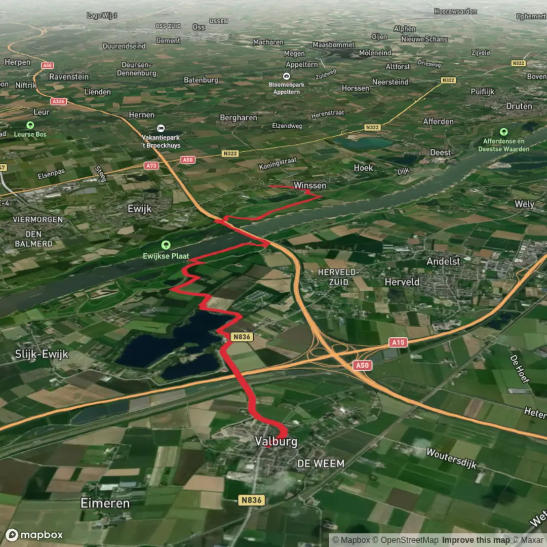 An image depicting the trail 1345-roots-natuurpad-etappe-23 and its surrounding area.