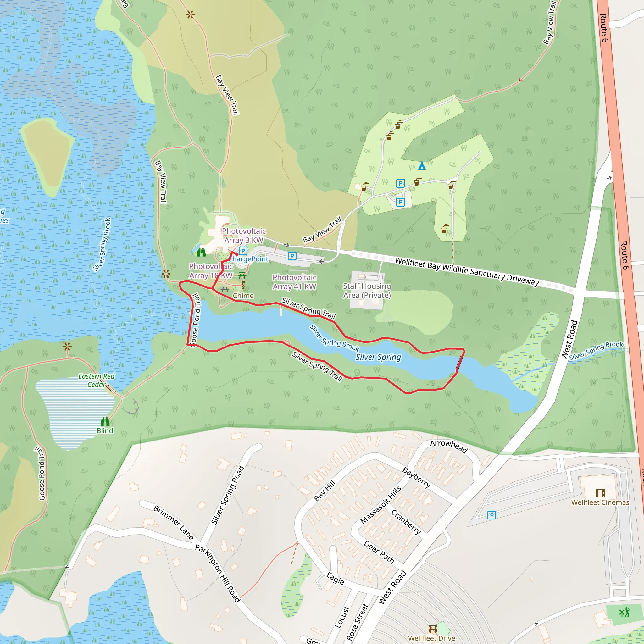 Wetland Pool - Silver Spring Trail mobile static map