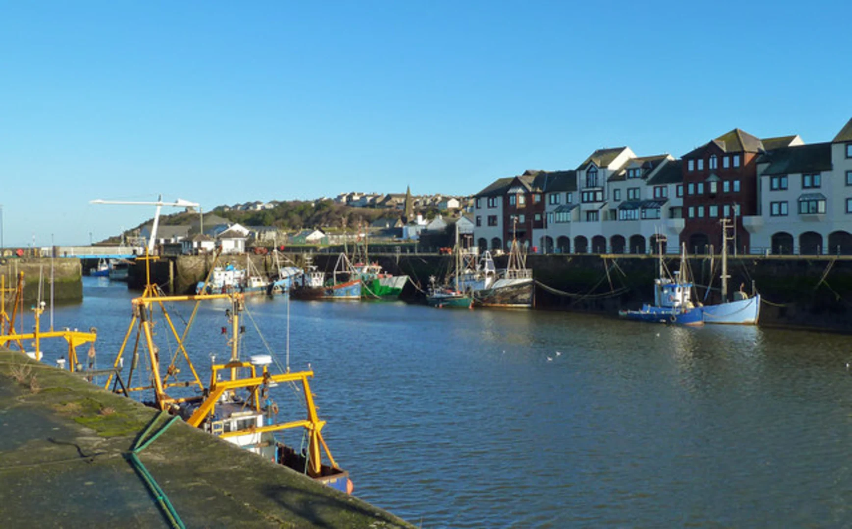 An image depicting the trail Maryport Walk and its surrounding area.
