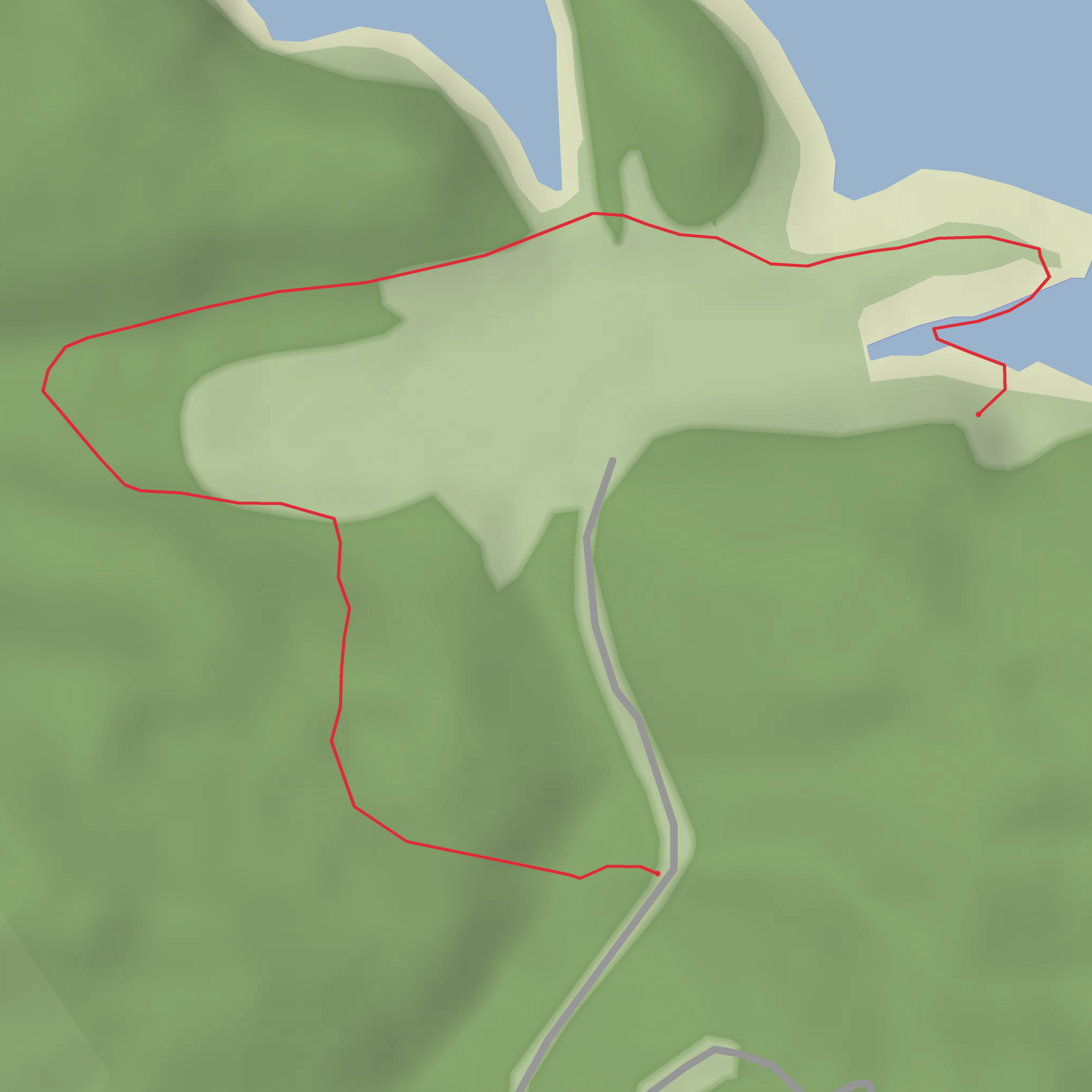 Doe Run Trail mobile static map