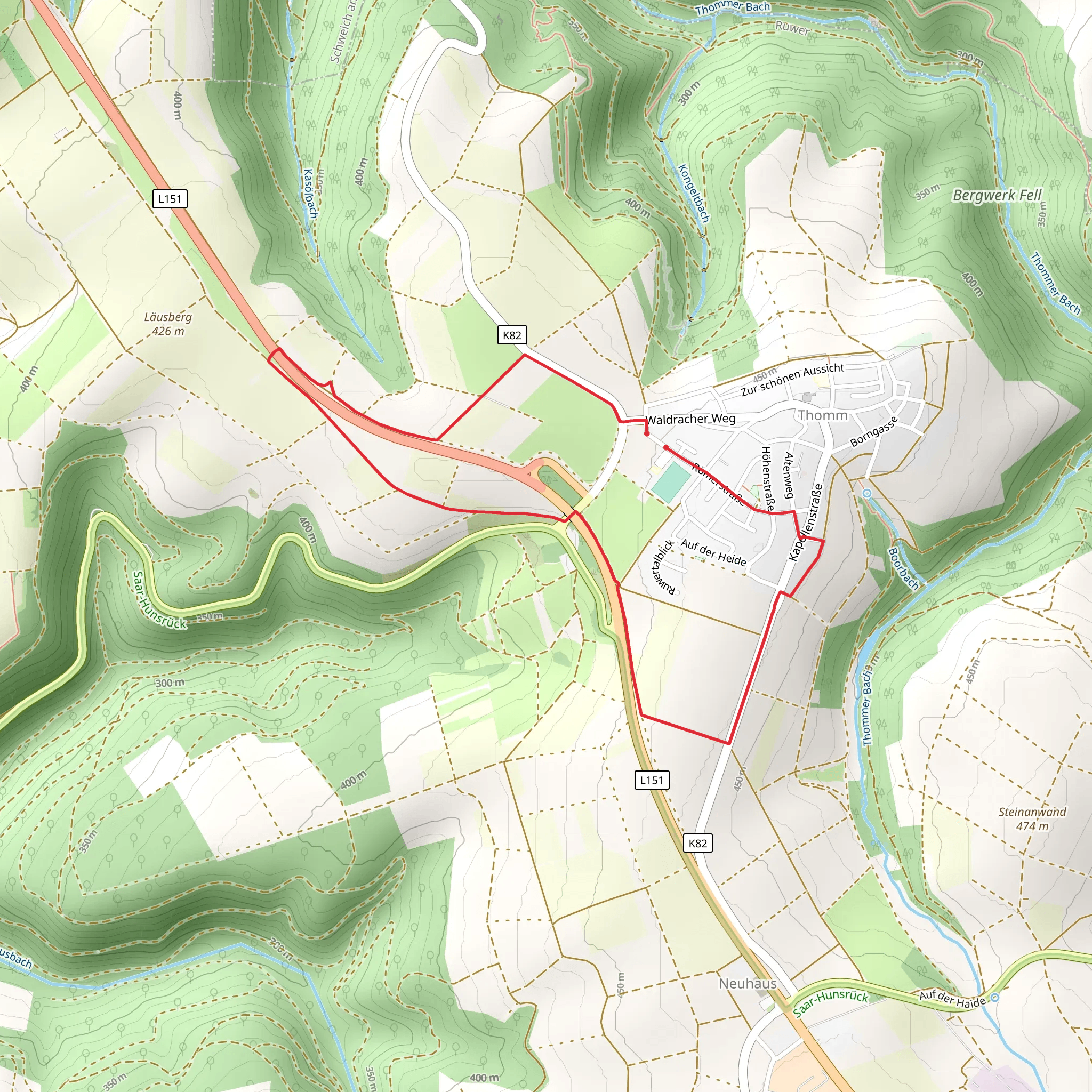 Thomm 2 Loop mobile static map