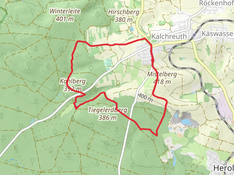 Mistelberg and Kahlberg Loop - Kalchreuth