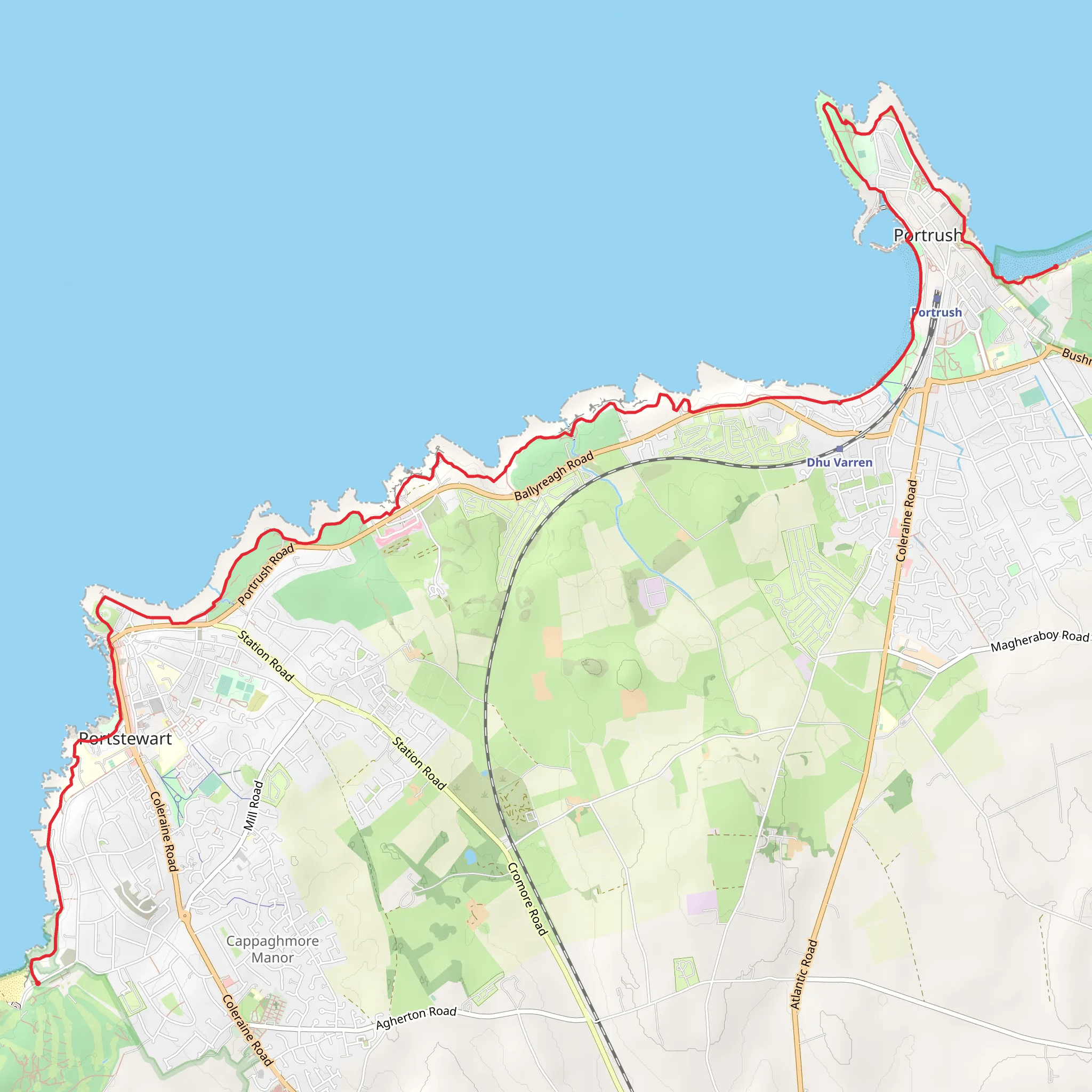 Port Path mobile static map