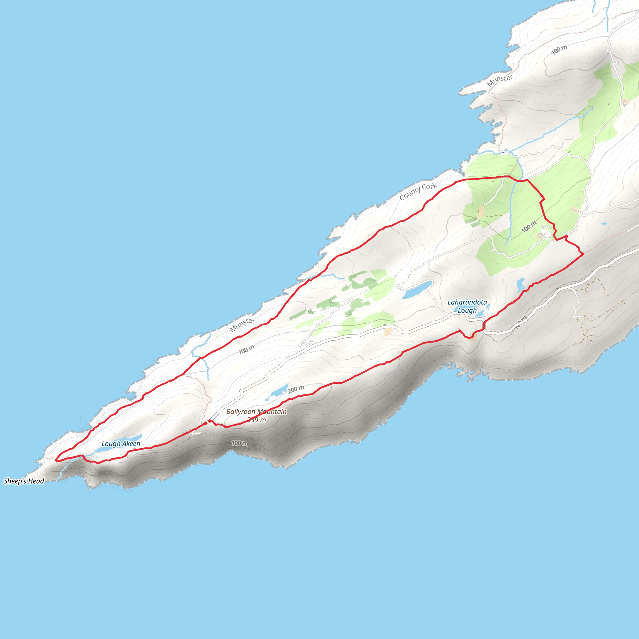 Sheep's Head - Poet's Way Loop mobile static map