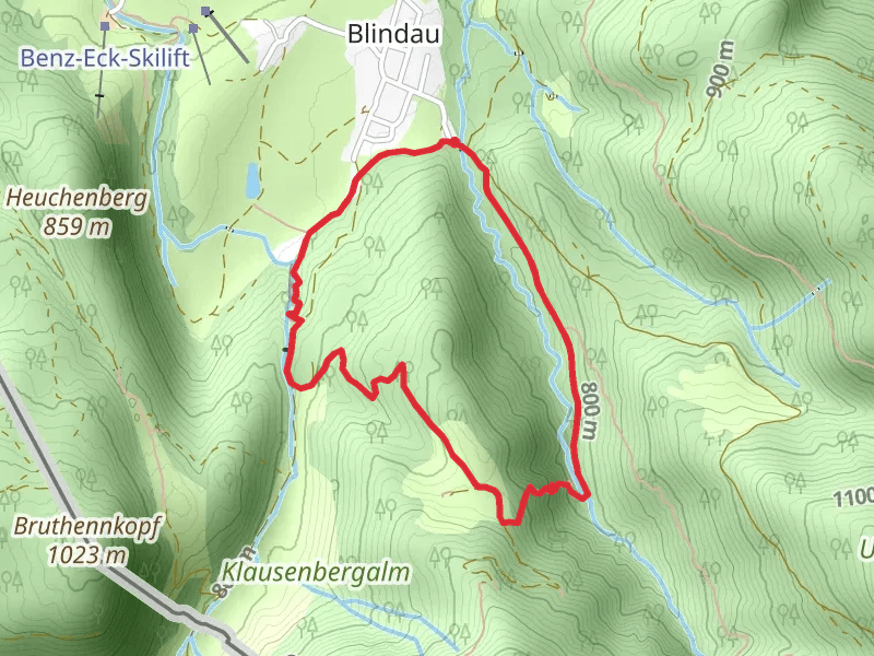 Klausenbachklamm and Klausenbach-Klause Loop - Blindau