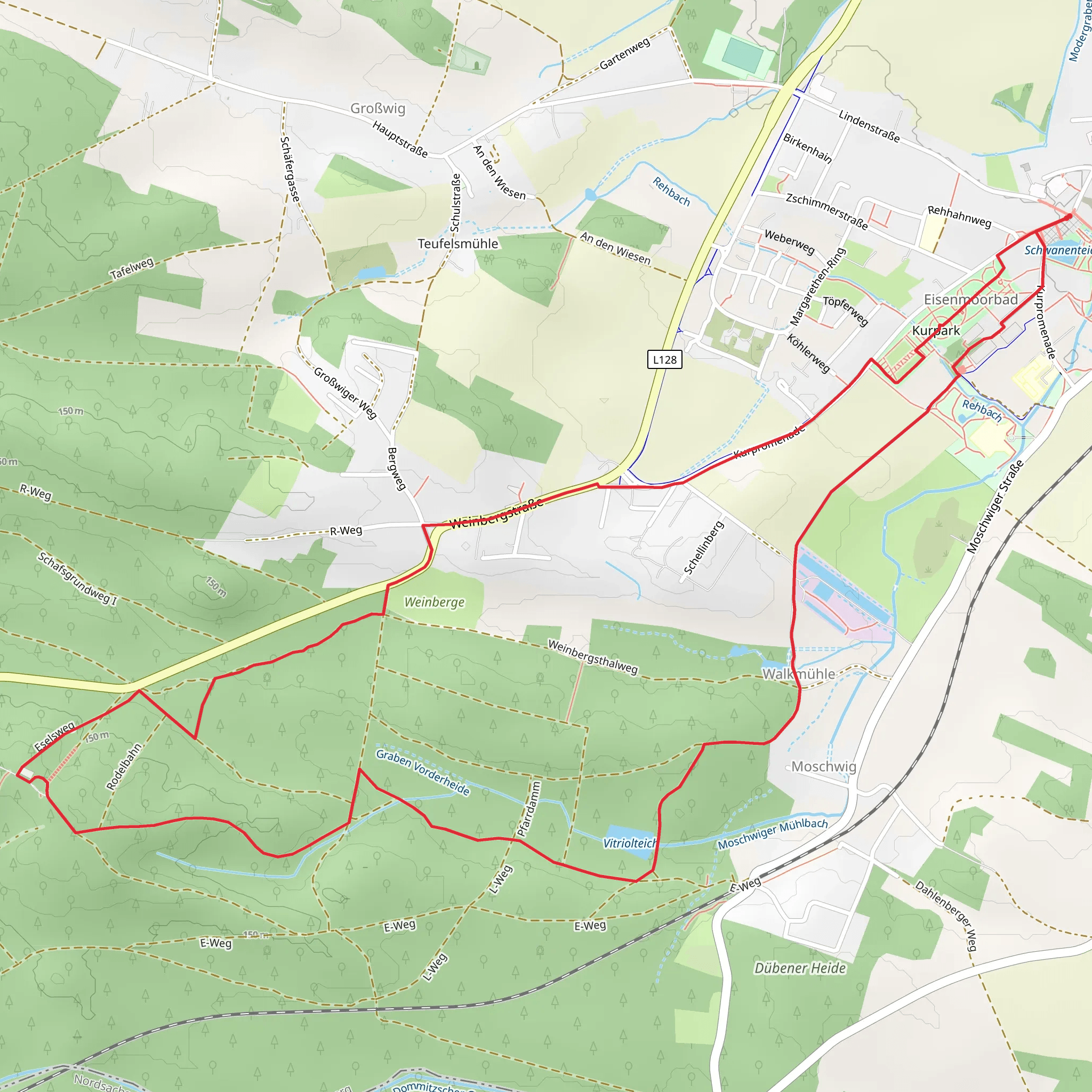 Vitriolteich Loop via Heideringweg mobile static map
