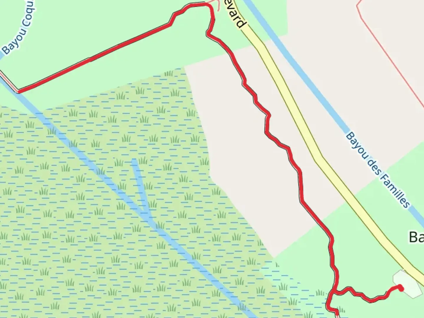 An image depicting the trail Bayou Coquille Trail and its surrounding area.
