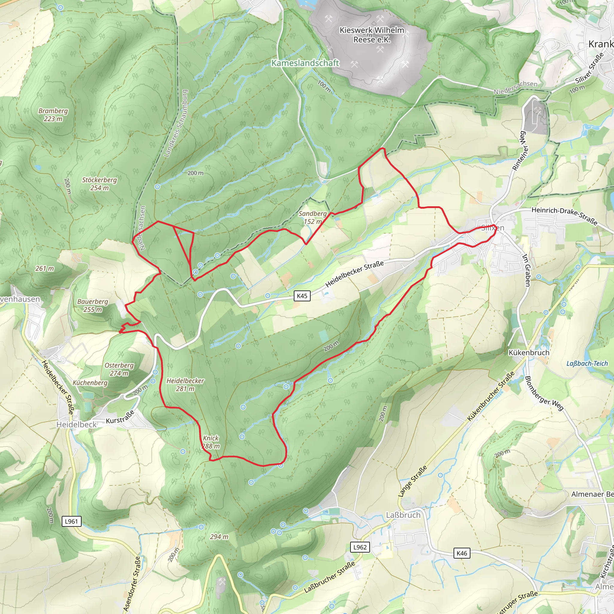 Wilddiebs Route mobile static map