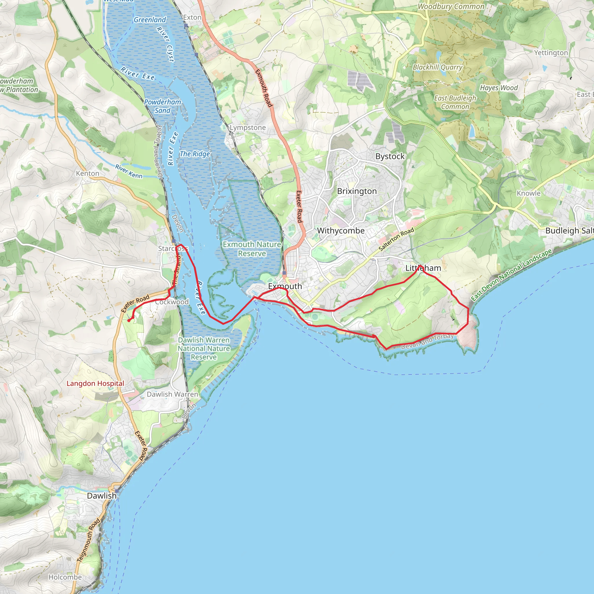 Cofton - Exmouth Loop Walk | Devon | England