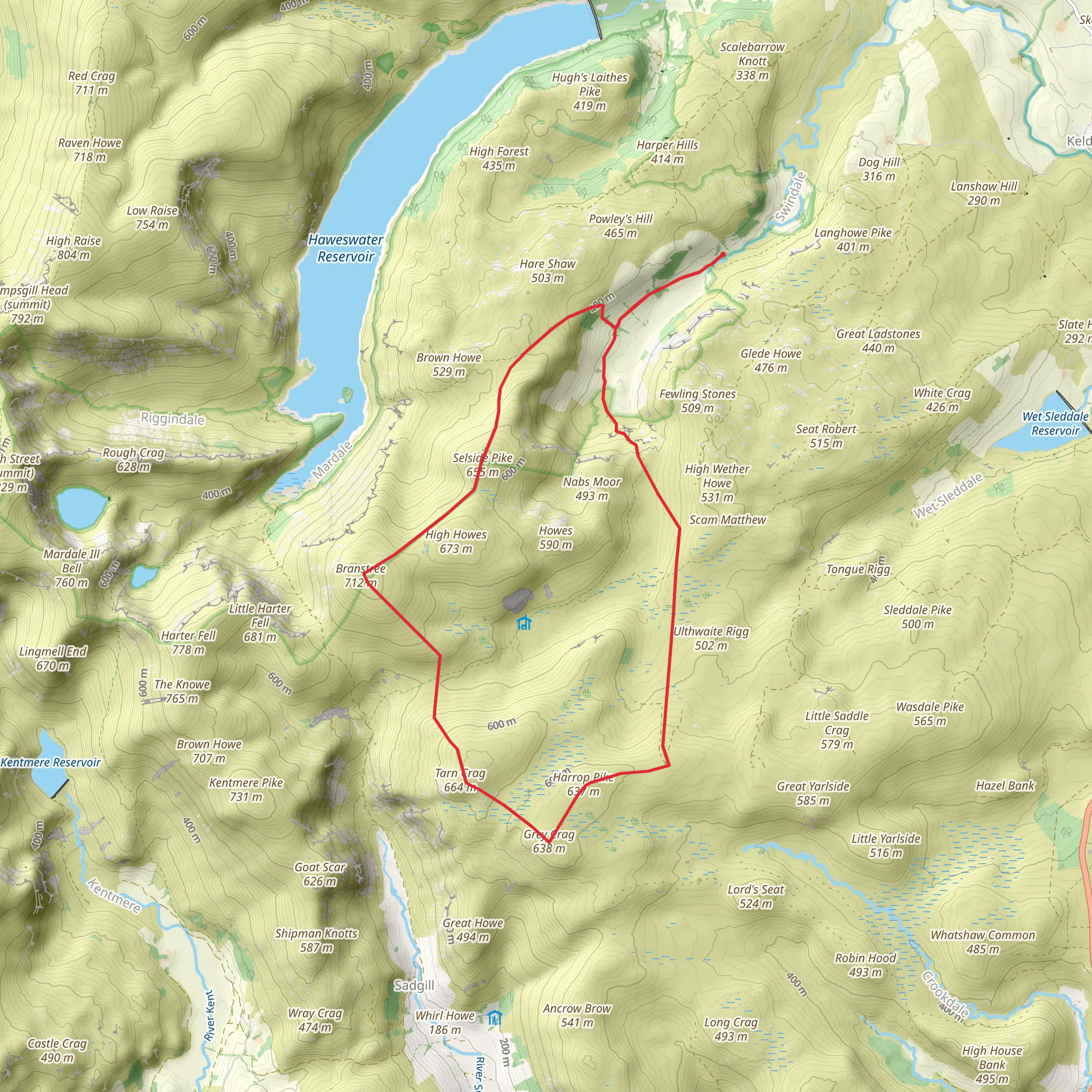 Swindale Round mobile static map