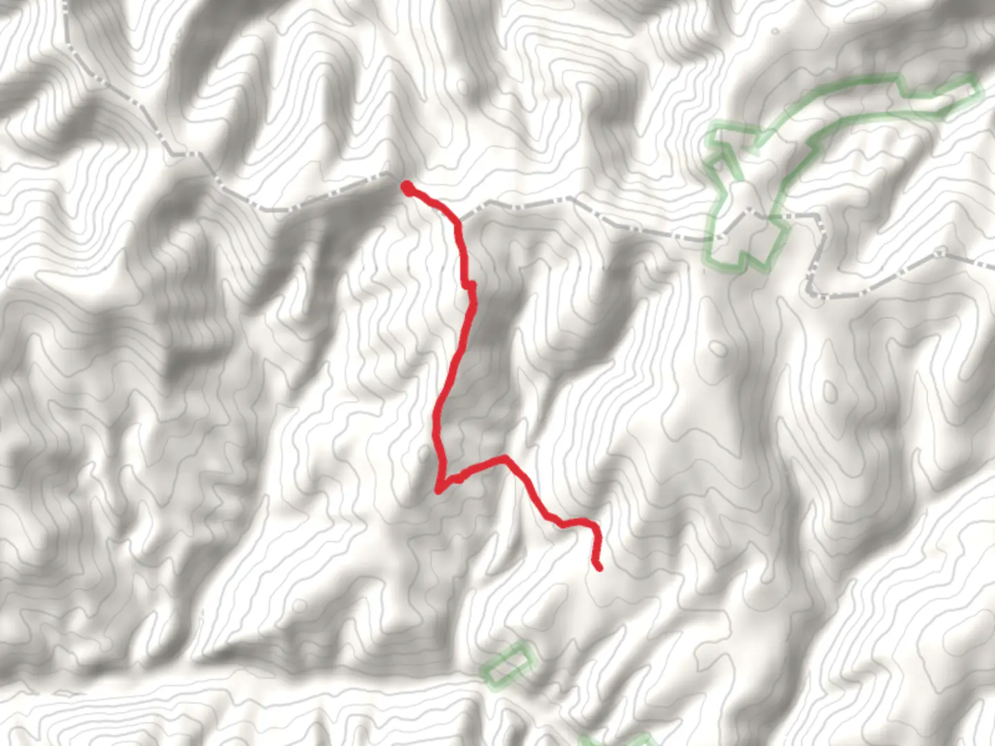 An image depicting the trail Rugby Creek Trail and its surrounding area.