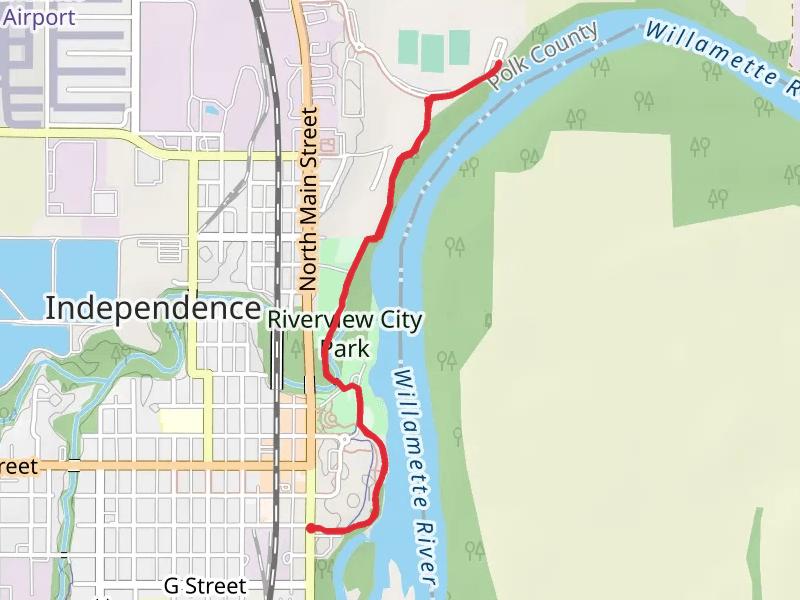 Riverview CIty Park Walk