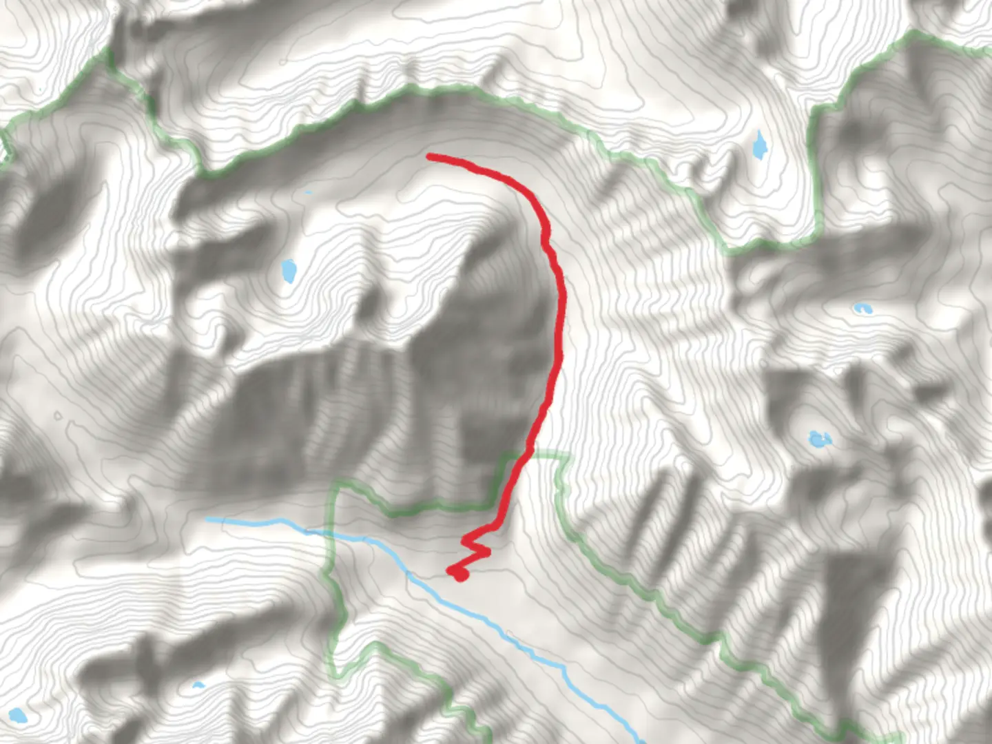 An image depicting the trail North Creek Trail and its surrounding area.