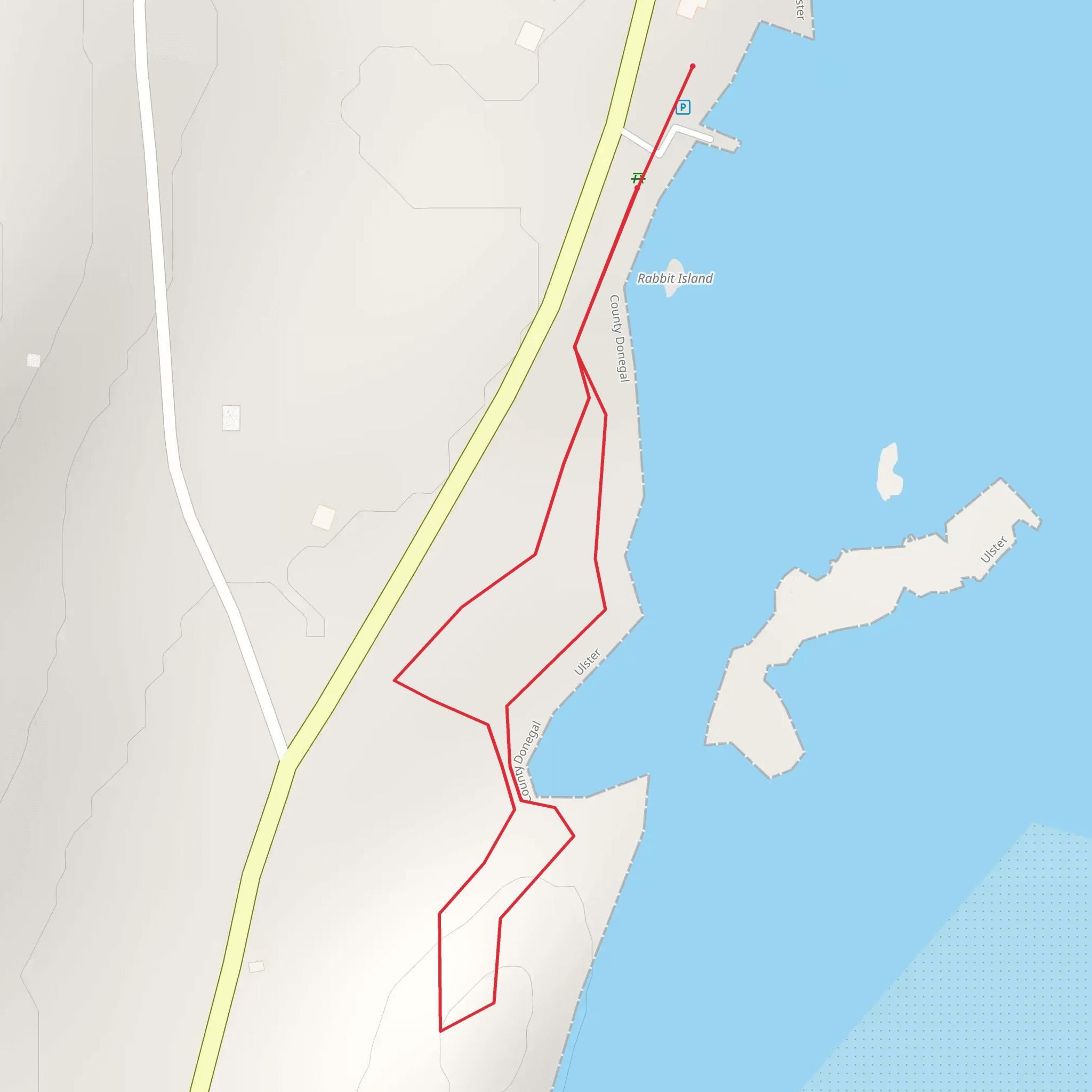 Woodquarter - Forest trail mobile static map