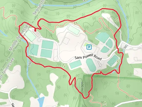Shackleford Park Blue and Yellow Loop Trail