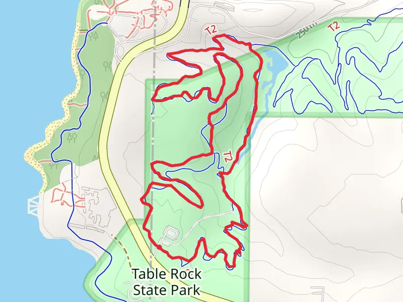 White River Valley Trail System - Red Loop