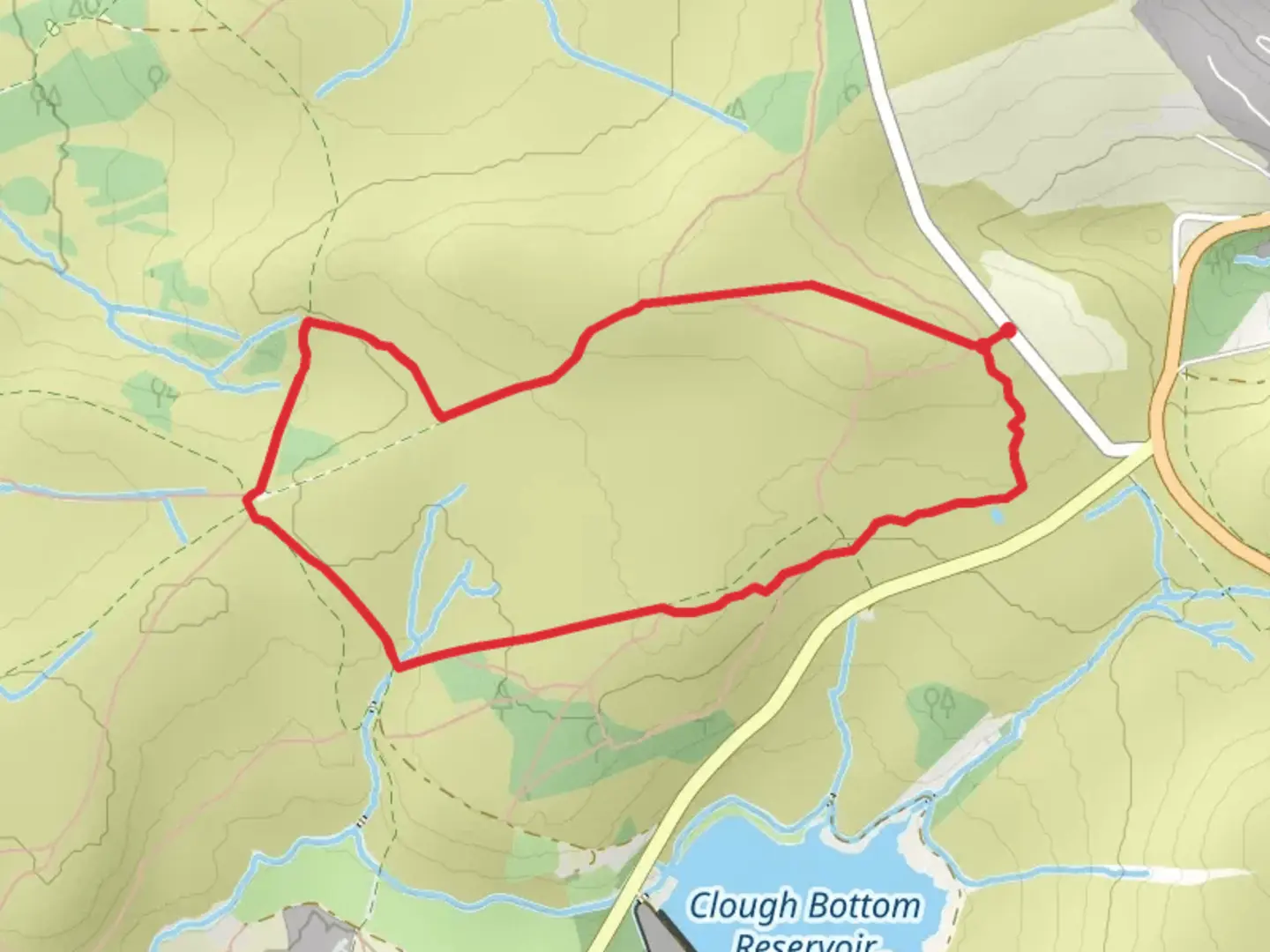 An image depicting the trail Compston’s Cross Loop and its surrounding area.