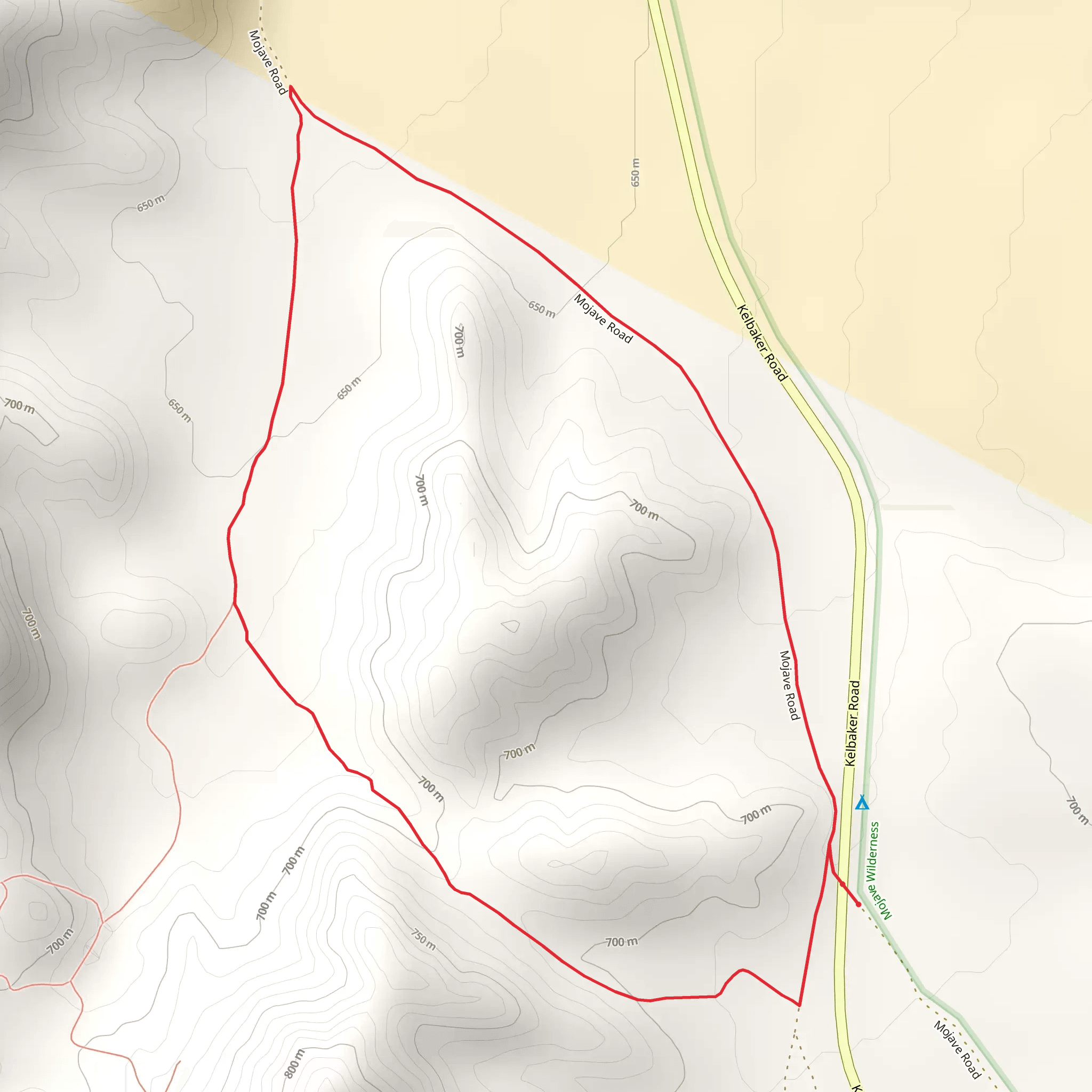 Willow Wash Loop mobile static map