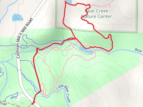 Old Still, Mill Road Trail and Old Cochran Mill Road Loop