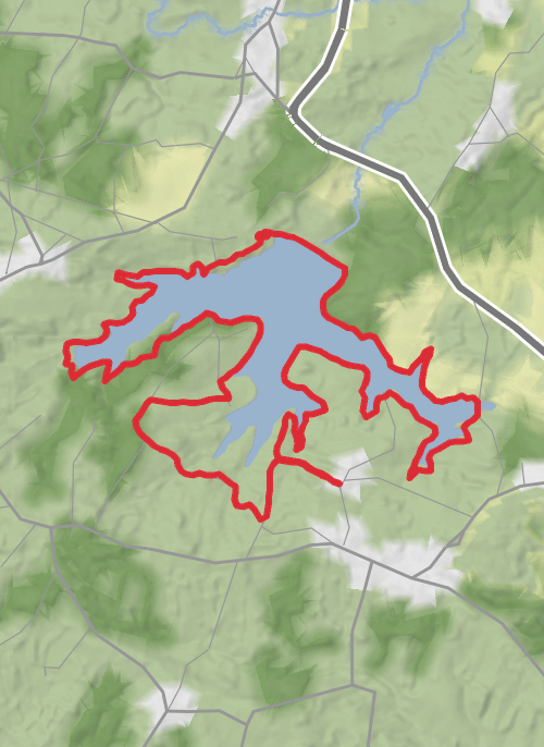 Ep.16 - Bewl Water Loop mobile static map