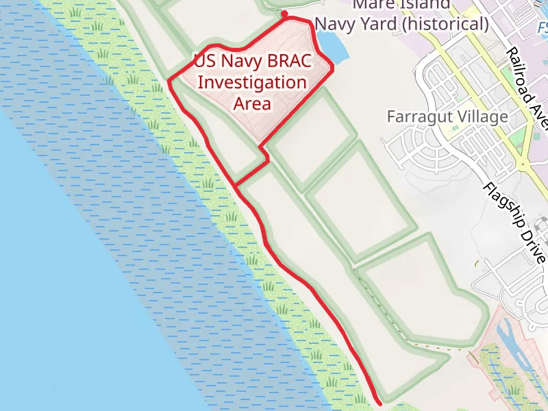 Mare Island San Pablo Bay Loop Trail