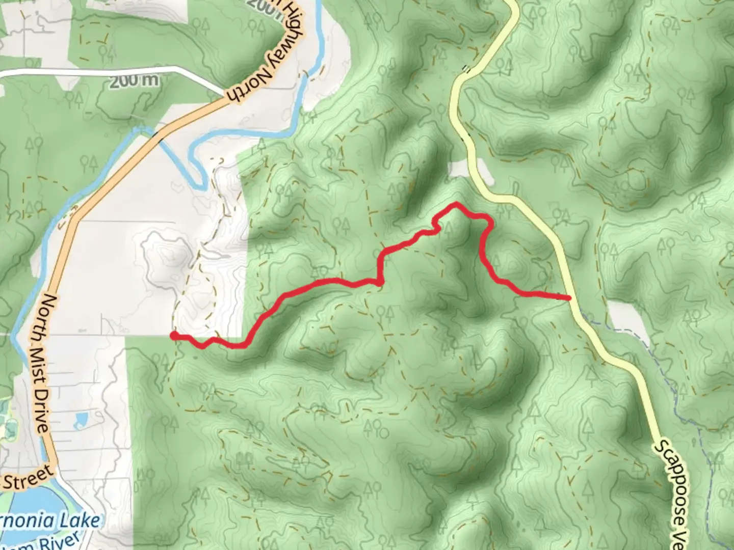 An image depicting the trail Crown Zellerbach Trail - Short and its surrounding area.