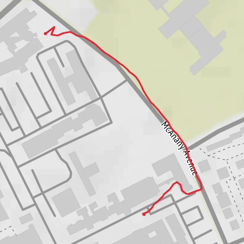 Hike from South Shields mobile static map