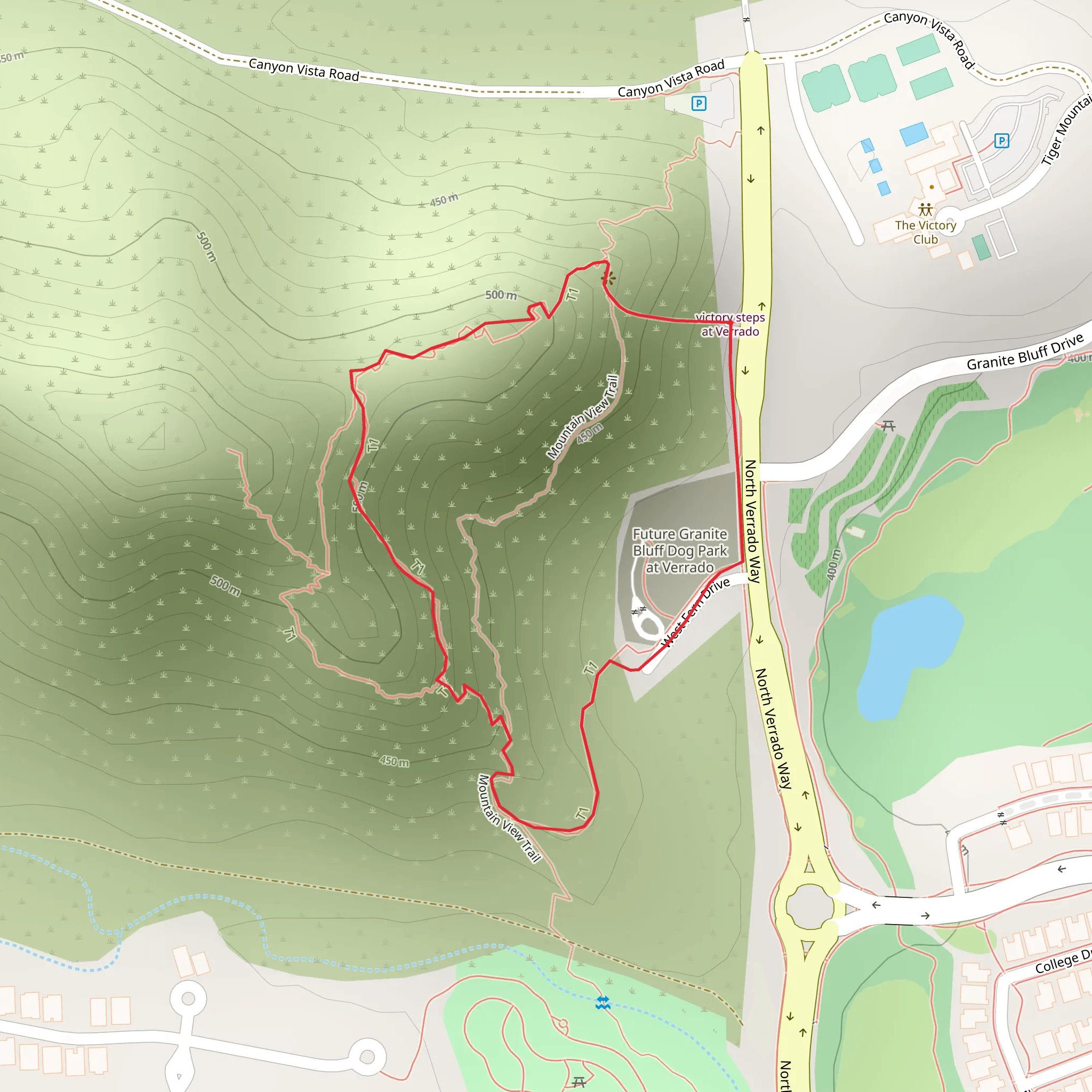 Victory Park Loop mobile static map