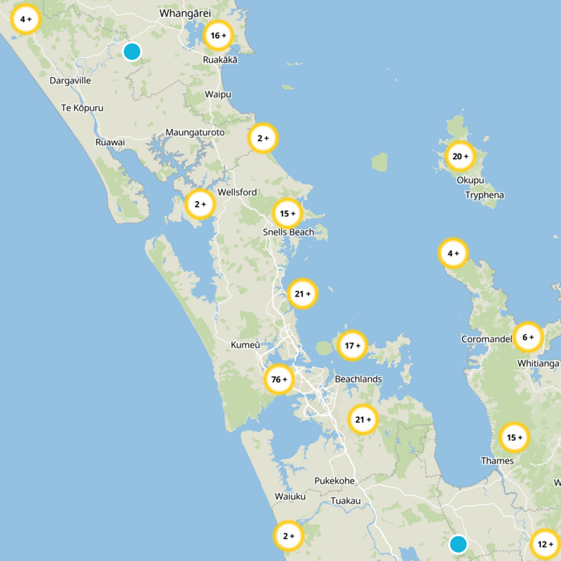 Hibiscus Coast Static Map