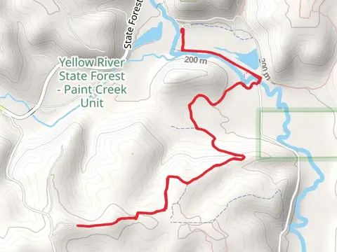 Paint Creek and Firetower