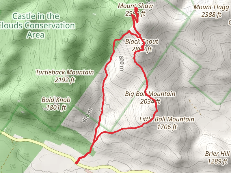 Black Snout and Mount Shaw Trail Loop