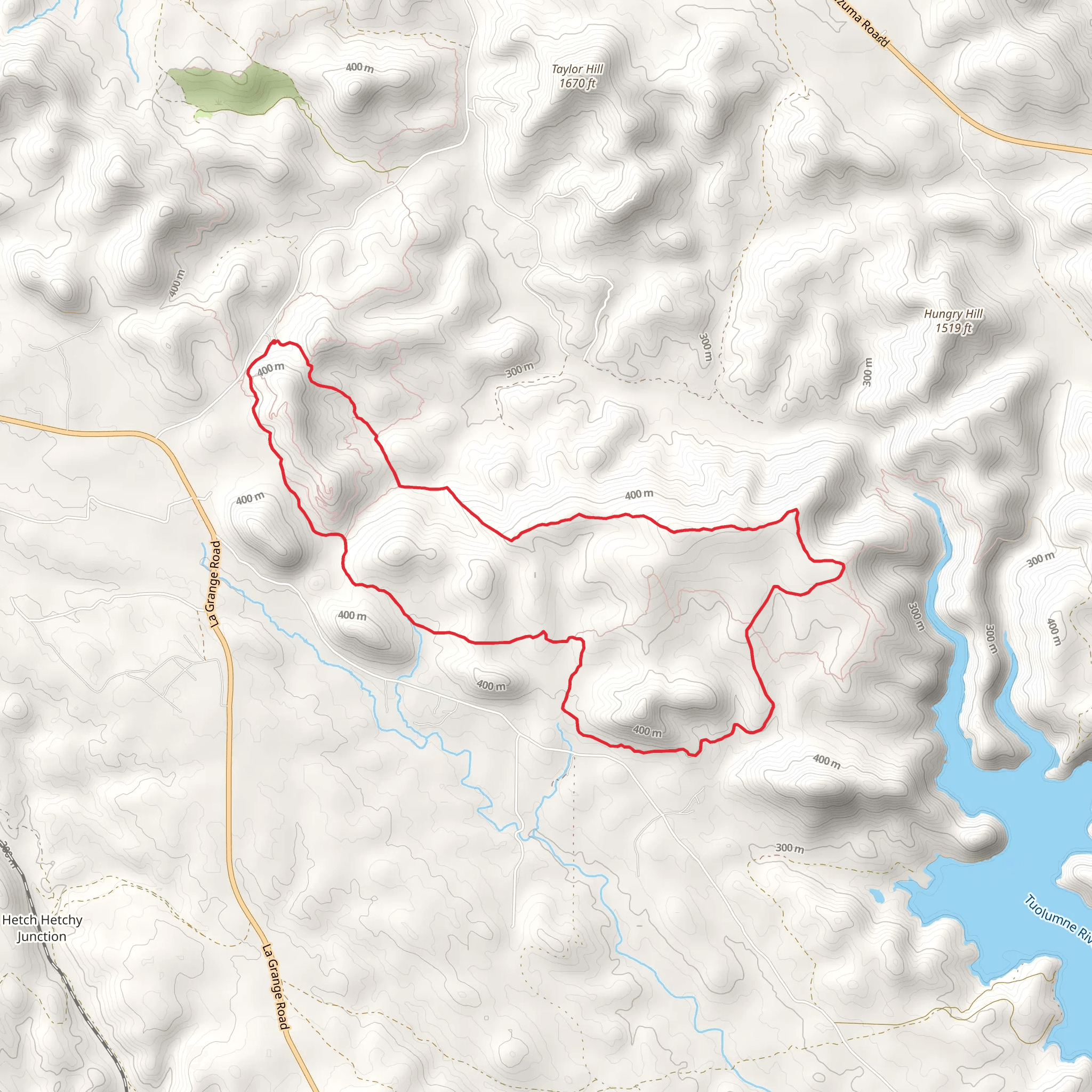 Soaprood Ridge and Old Stage Loop Trail mobile static map