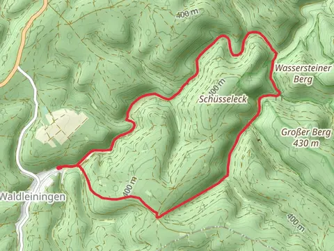 Staatsforst Loop via Pfäzerwald Weiß Roter Balken