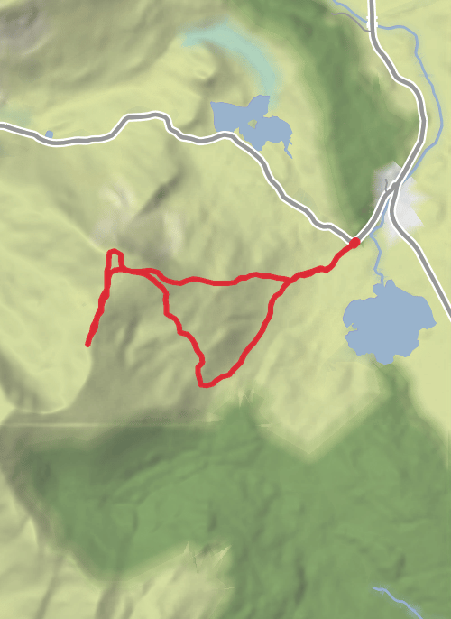 Nantlle Ridge mobile static map