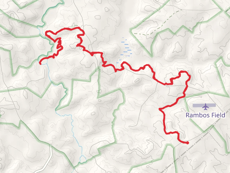 Little Muckaway Creek and Long Cane Creek