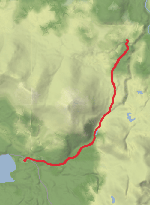 Ryvoan Pass to Memorial. mobile static map