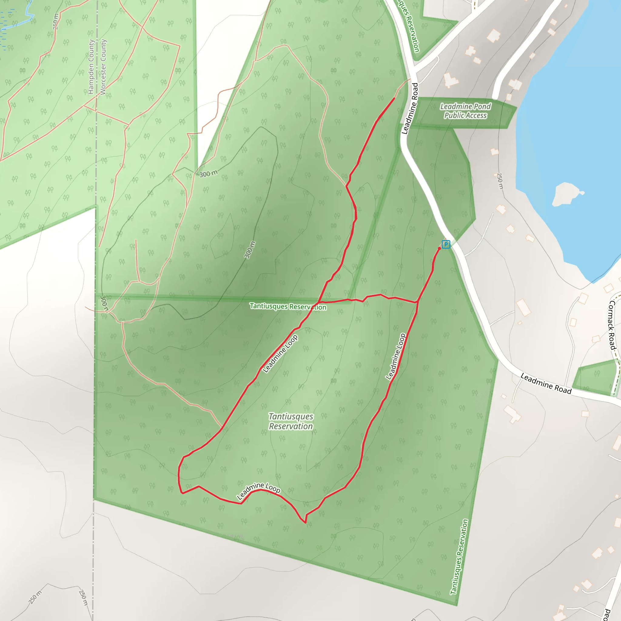 Goodrich Road Loop mobile static map