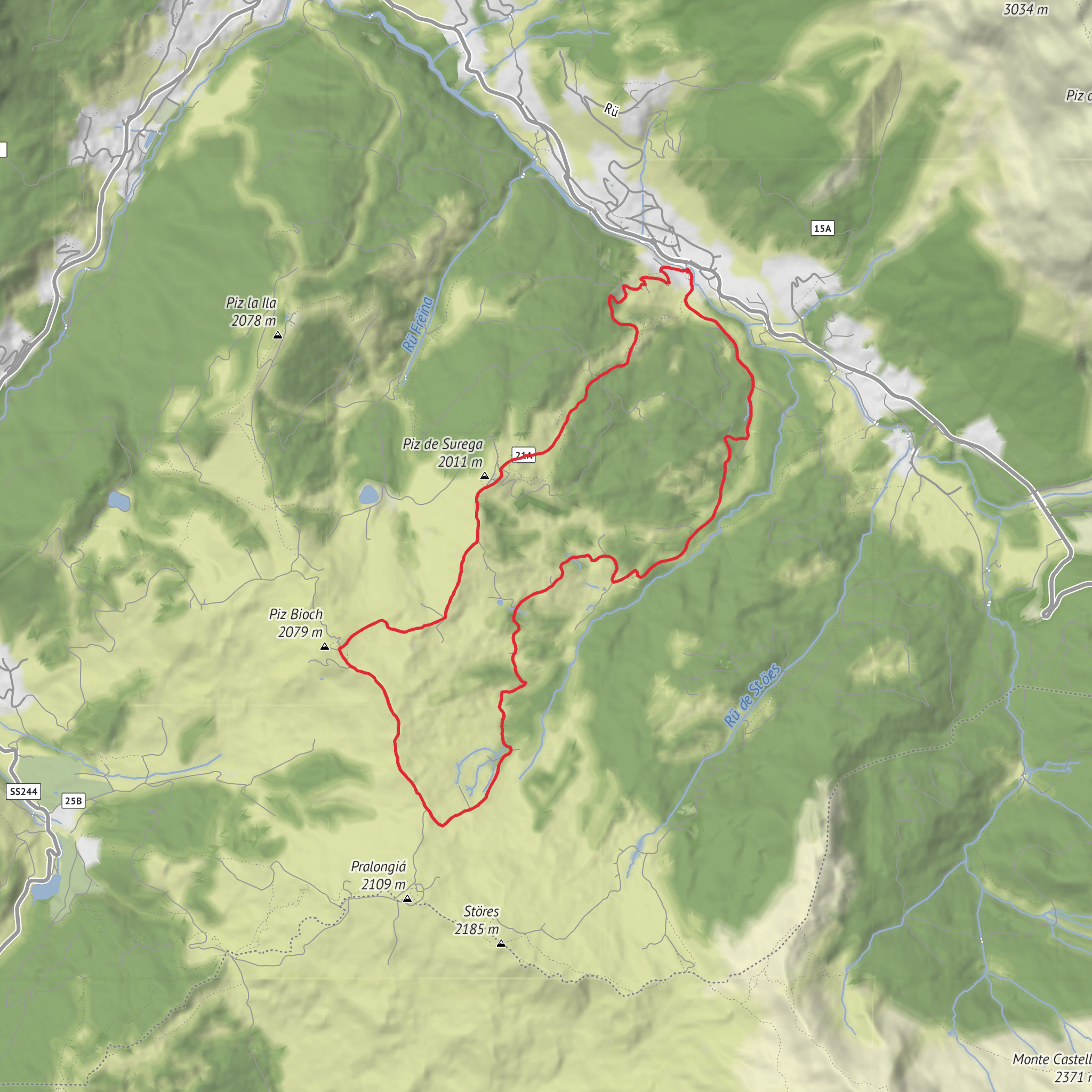 Hike 10 - Plan__Piz_de_Surega mobile static map