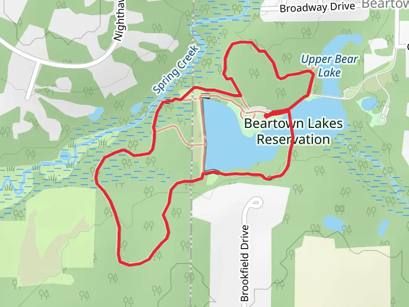 Whitetail Trail and Lower Bear Lake Loop