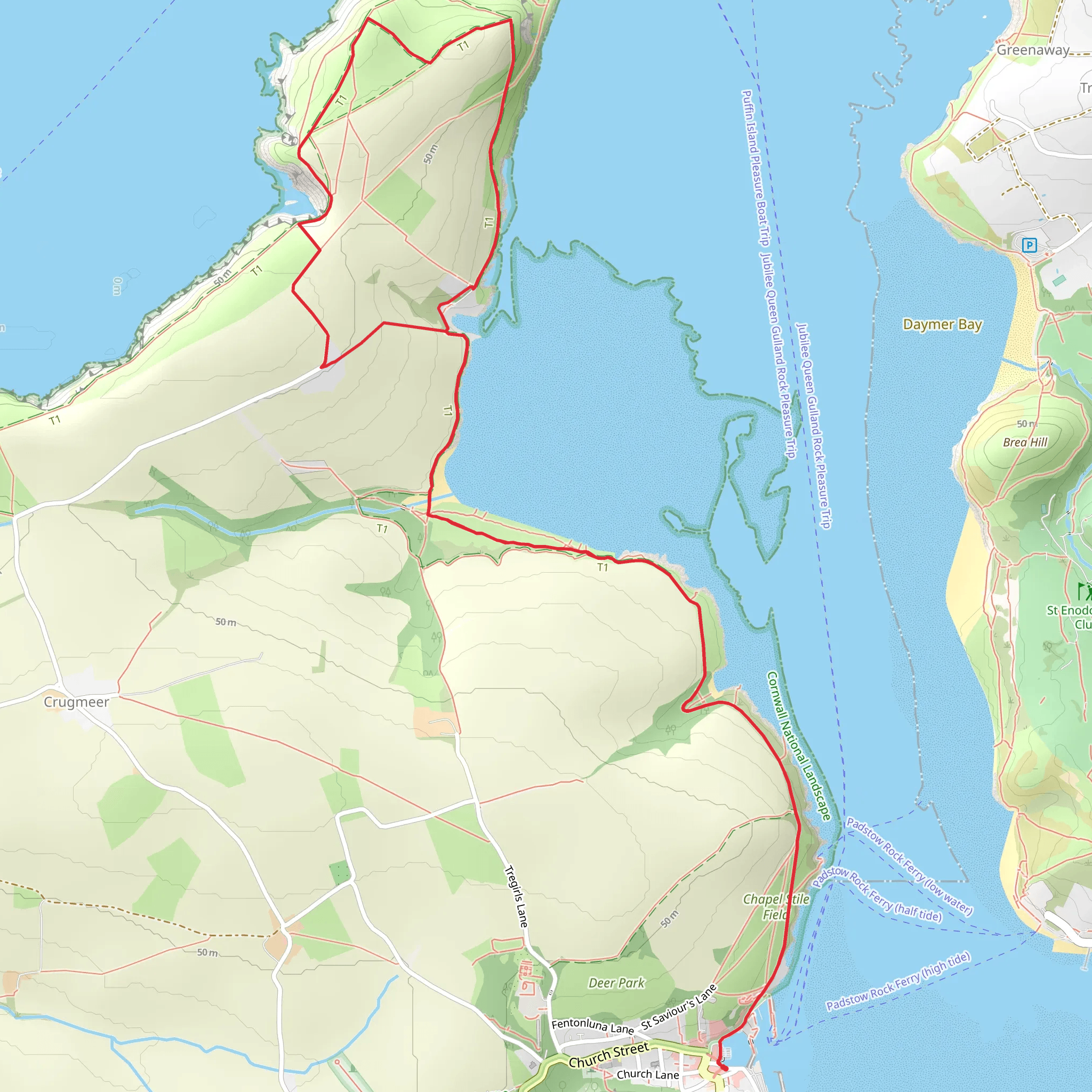 Harbour Cove and Hawker's Cove via SWCP | Cornwall | England