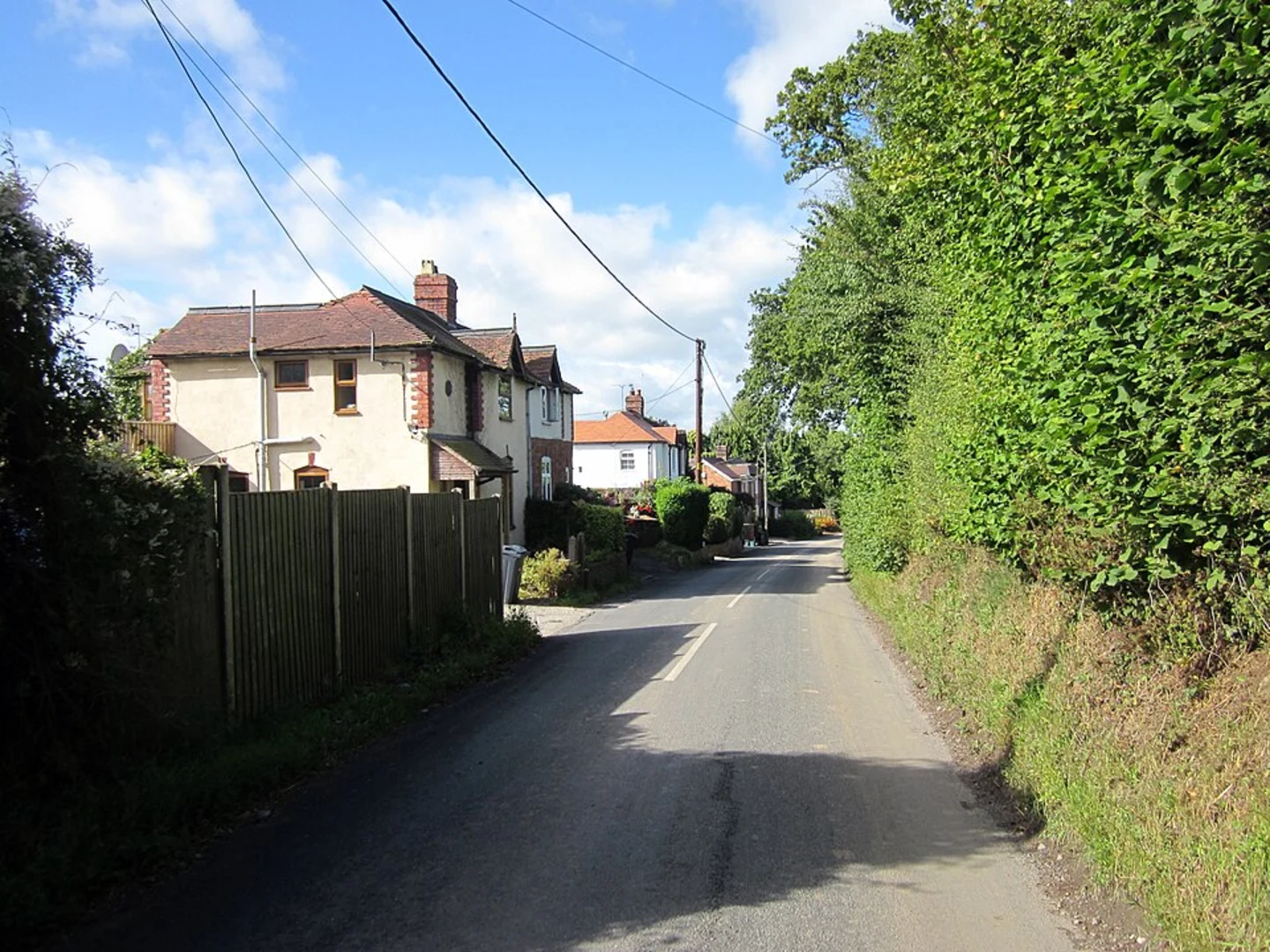 An image depicting the trail Cross o'th Hill from Malpas and its surrounding area.