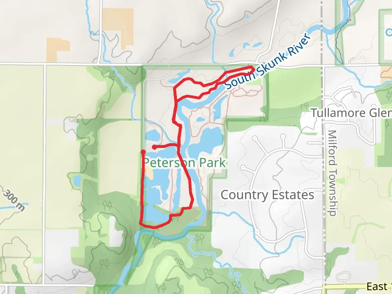 Peterson Lake via Red Trail and Green Trail