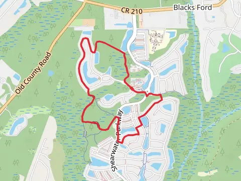 Pinewoods Trail, West Trail and North Loop Trail