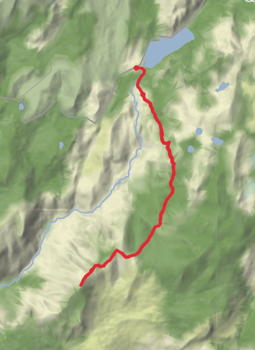 Hike from Yosemite National Park mobile static map
