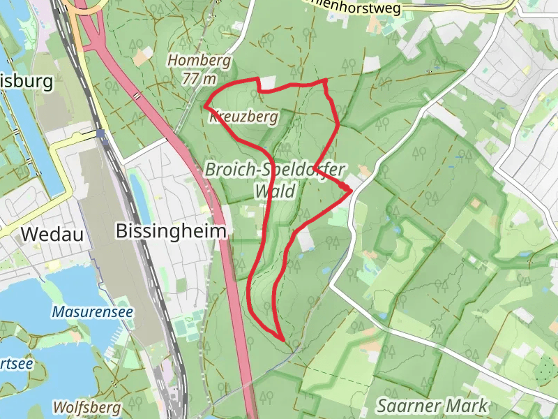 Broich Speldorfer Wald and Holzenberg Loop