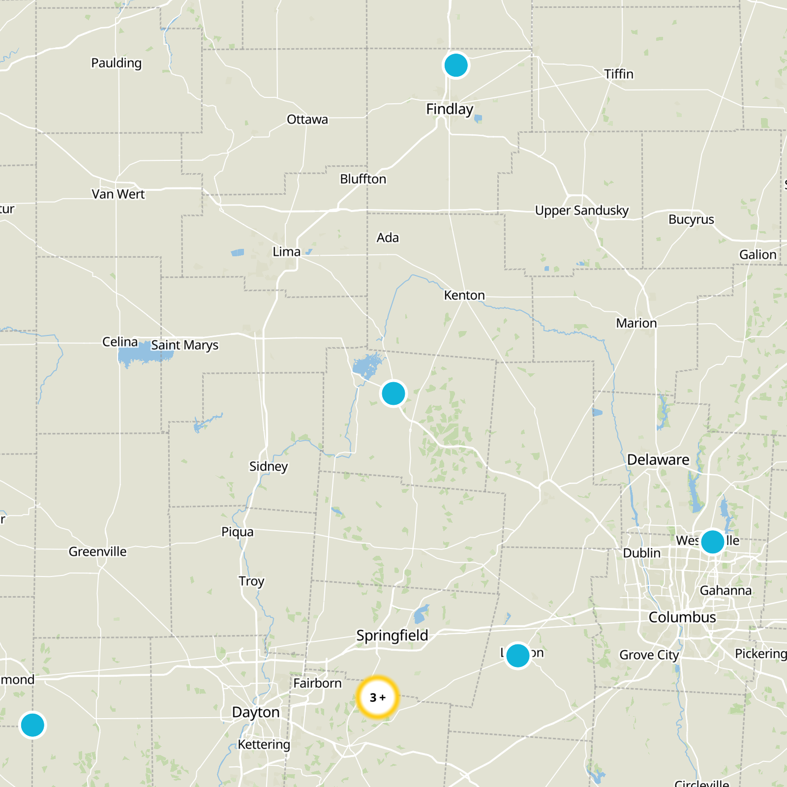 Logan County Static Map