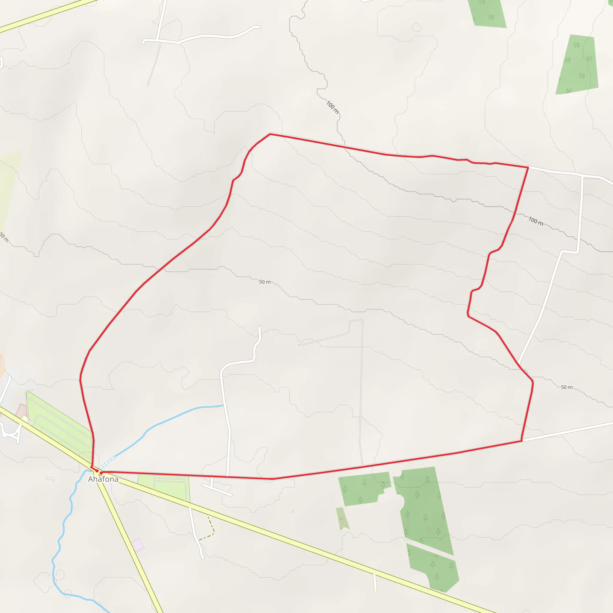 Ballybunion Loops - Lahardane Hill Walk mobile static map
